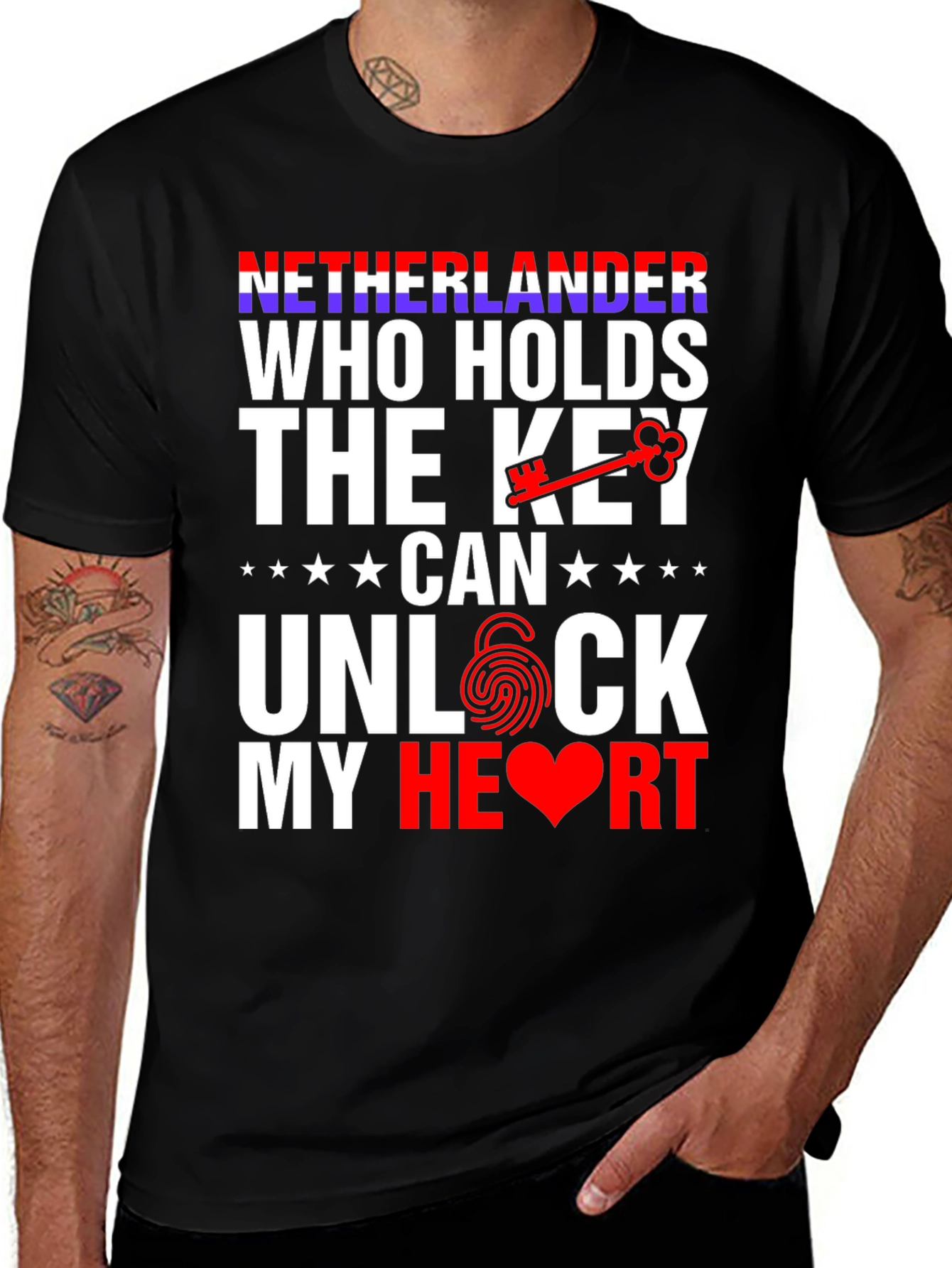 Netherlander Key to My Heart T-Shirt