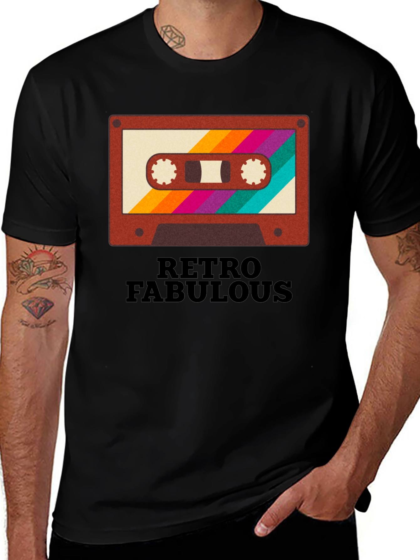 Variant 3 of Retro Fabulous Graphic T-Shirt