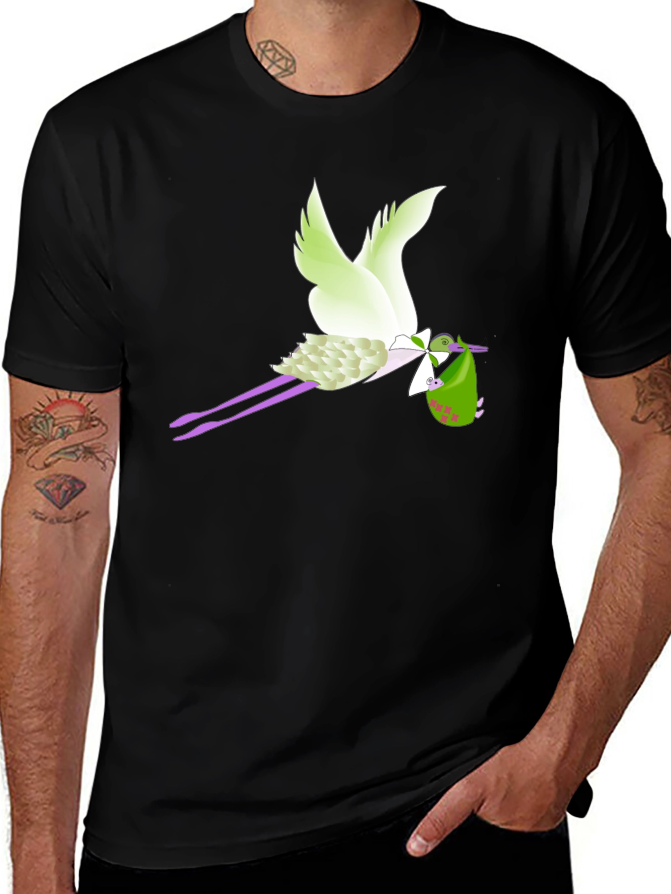 Stork Delivery Graphic Tee