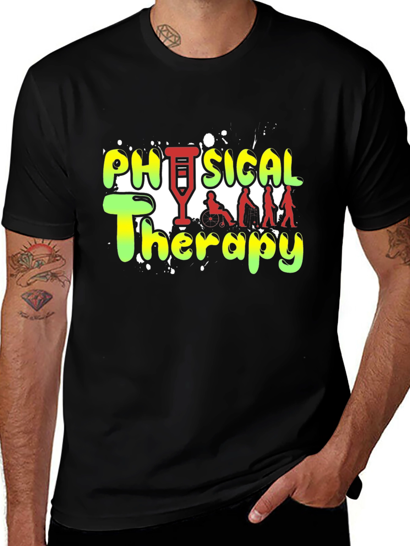 Variant 7 of Physical Therapy T-Shirt - Support & Recovery