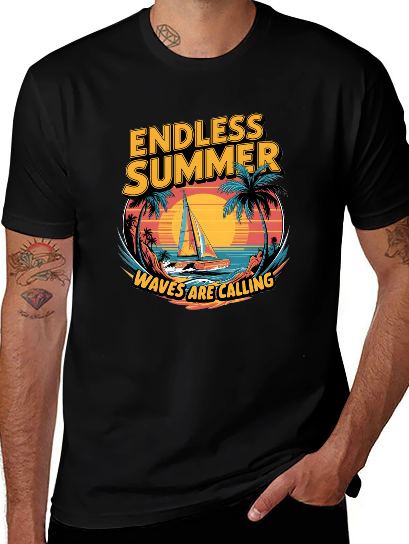 Endless Summer Waves Graphic Tee