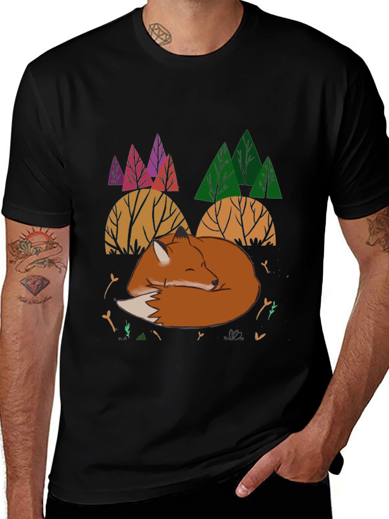 Variant 24 of Fox Forest Graphic Tee