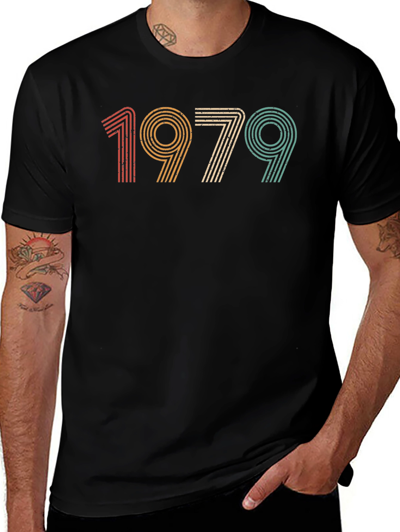 Variant 18 of Retro 1979 Graphic Tee - Vintage Birthday Gift