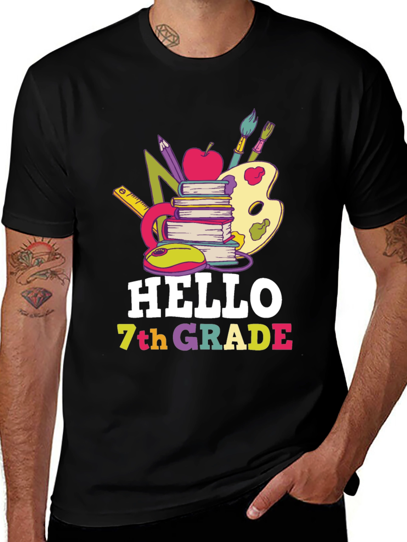 Hello 7th Grade T-Shirt Back to School