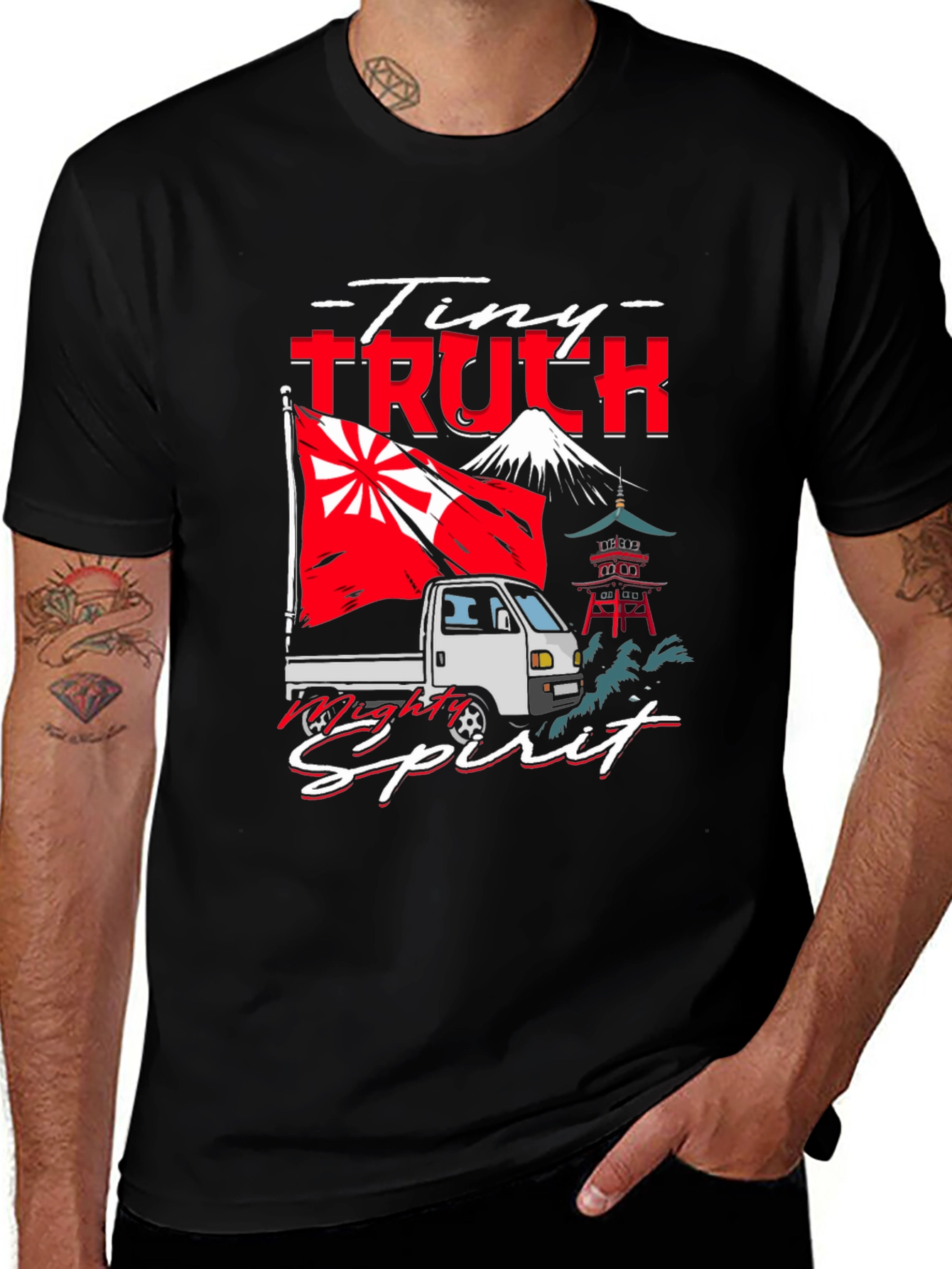 Tiny Truck Mighty Spirit T-Shirt - Japanese Car Culture Tee