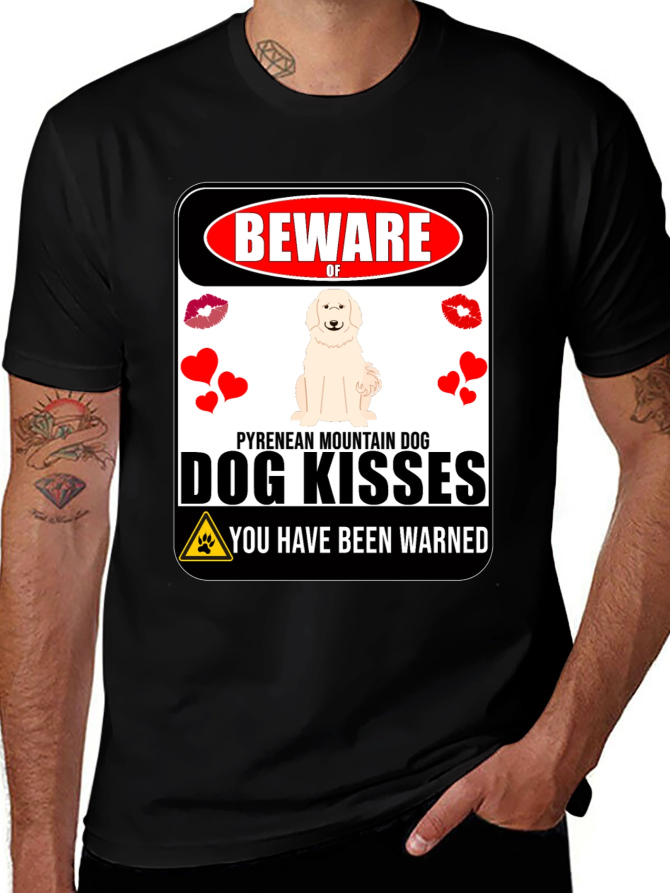 Variant 20 of Beware of Dog Kisses T-Shirt