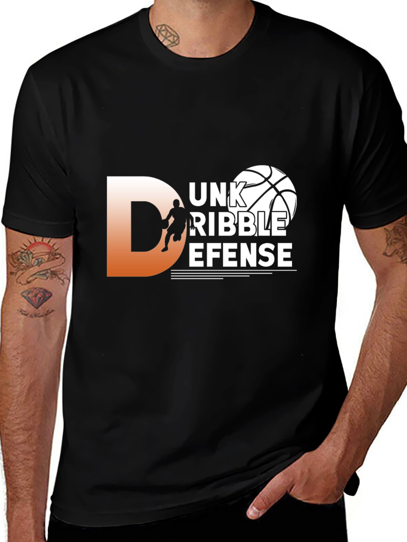 Variant 28 of Basketball Graphic T-Shirt