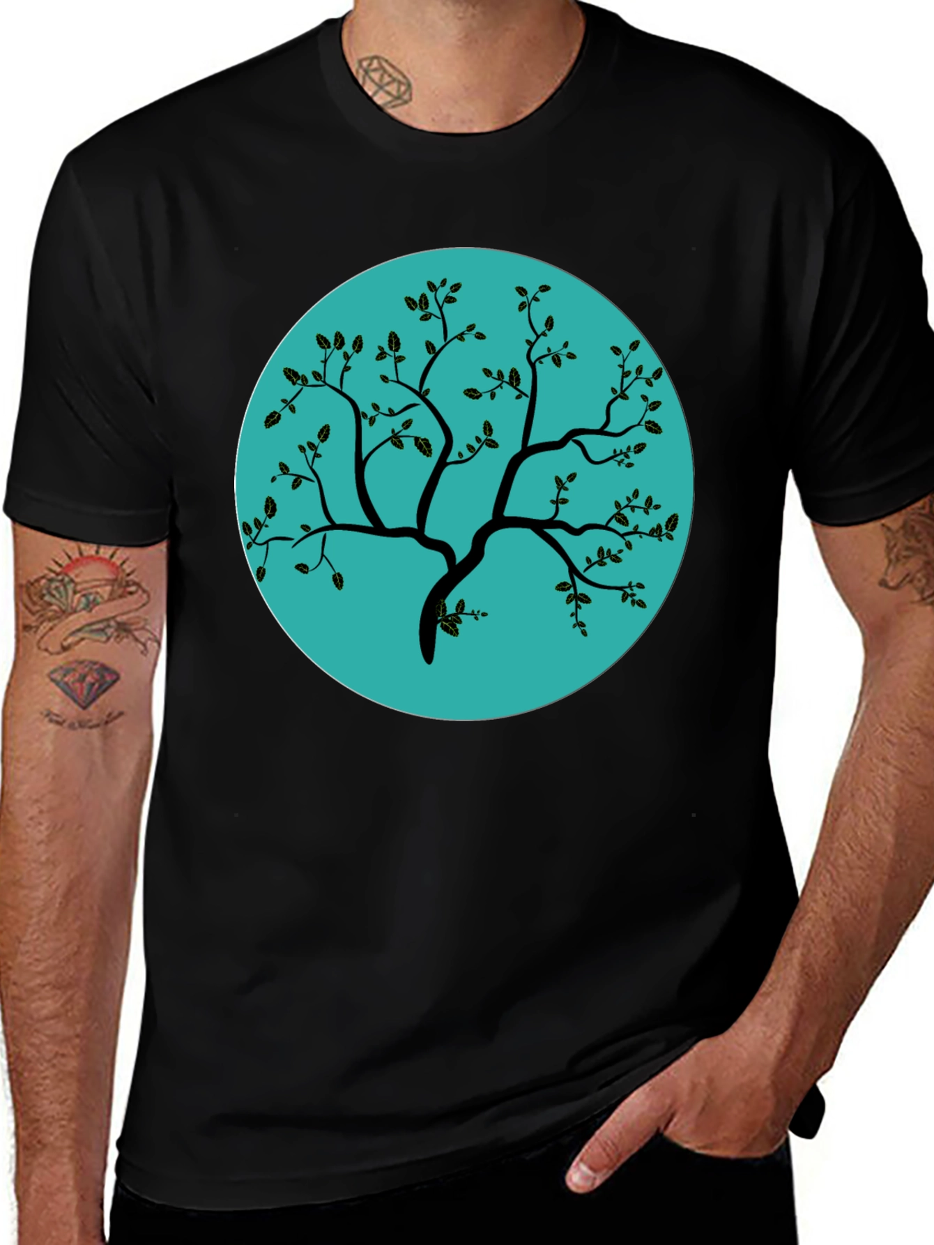 Variant 28 of Nature Tree Graphic Tee - Modern Stylish Design