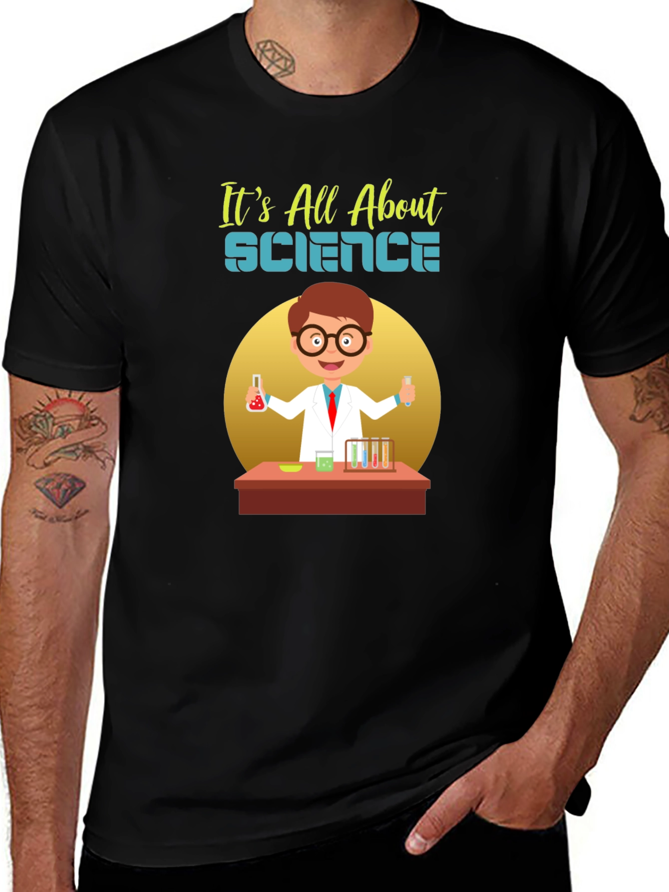 Variant 14 of Science Graphic Tee - It's All About Science!