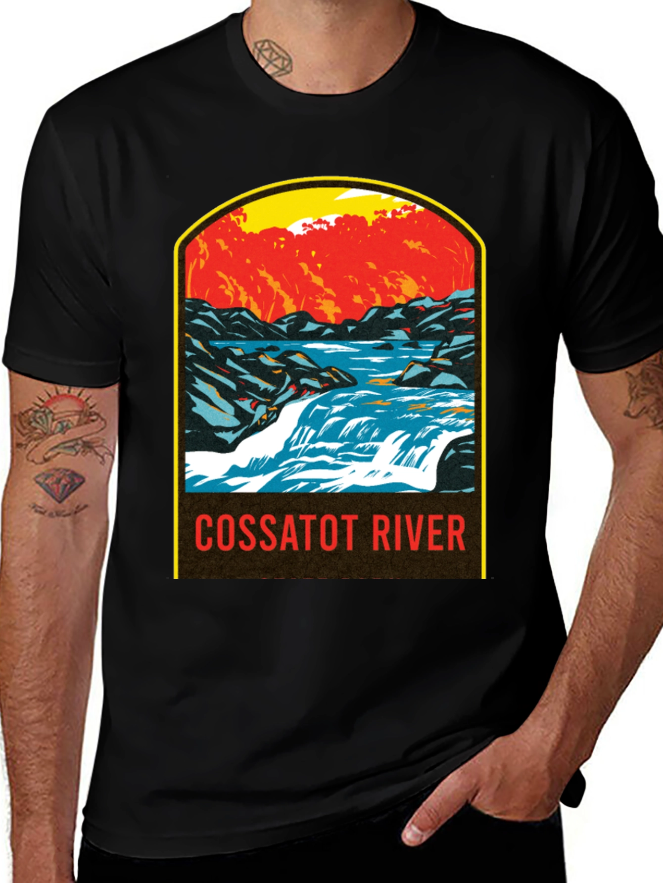 Cossatot River Graphic Tee - Arkansas Nature T-Shirt