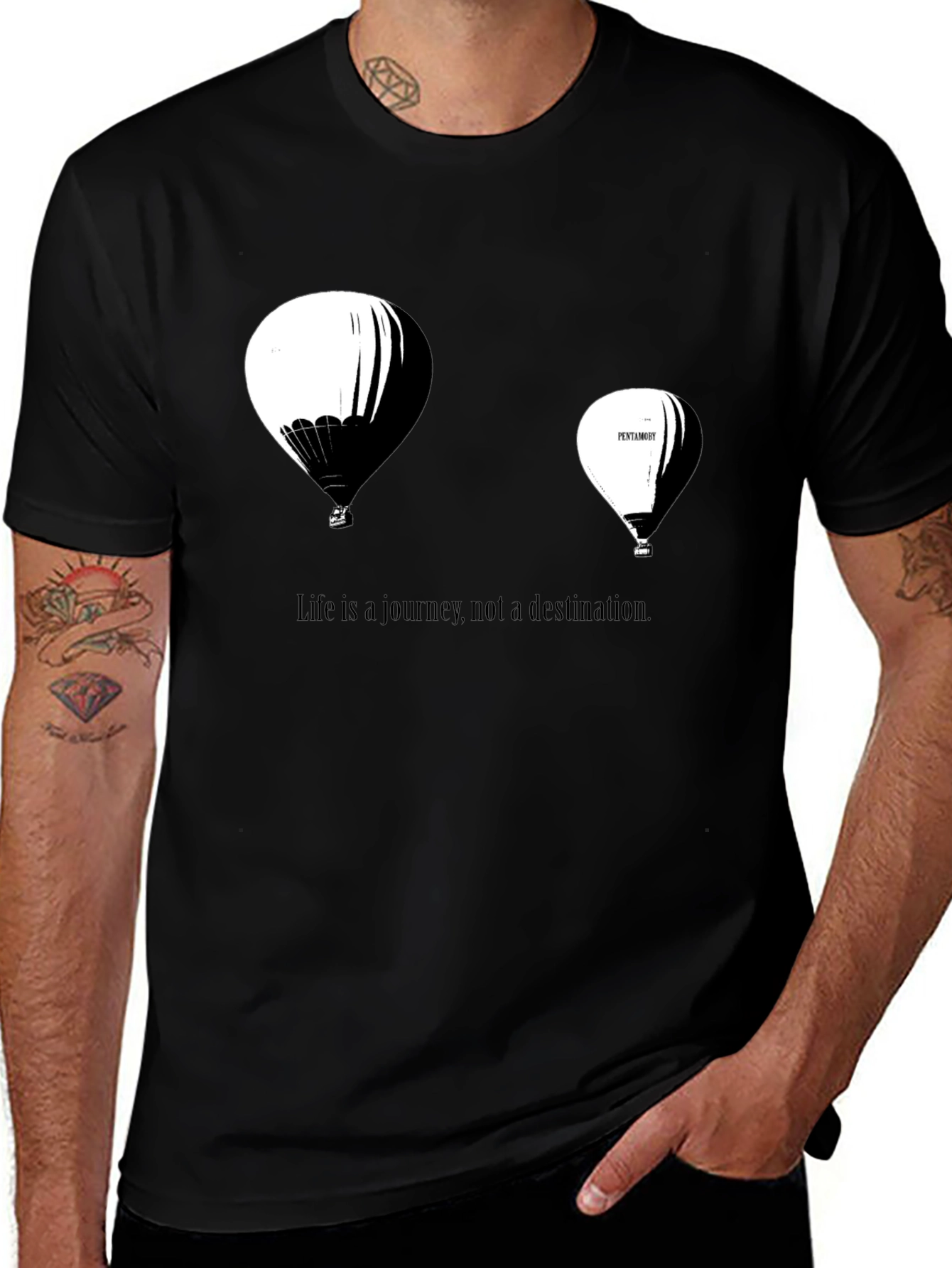 Variant 7 of Journey Balloon Graphic T-Shirt