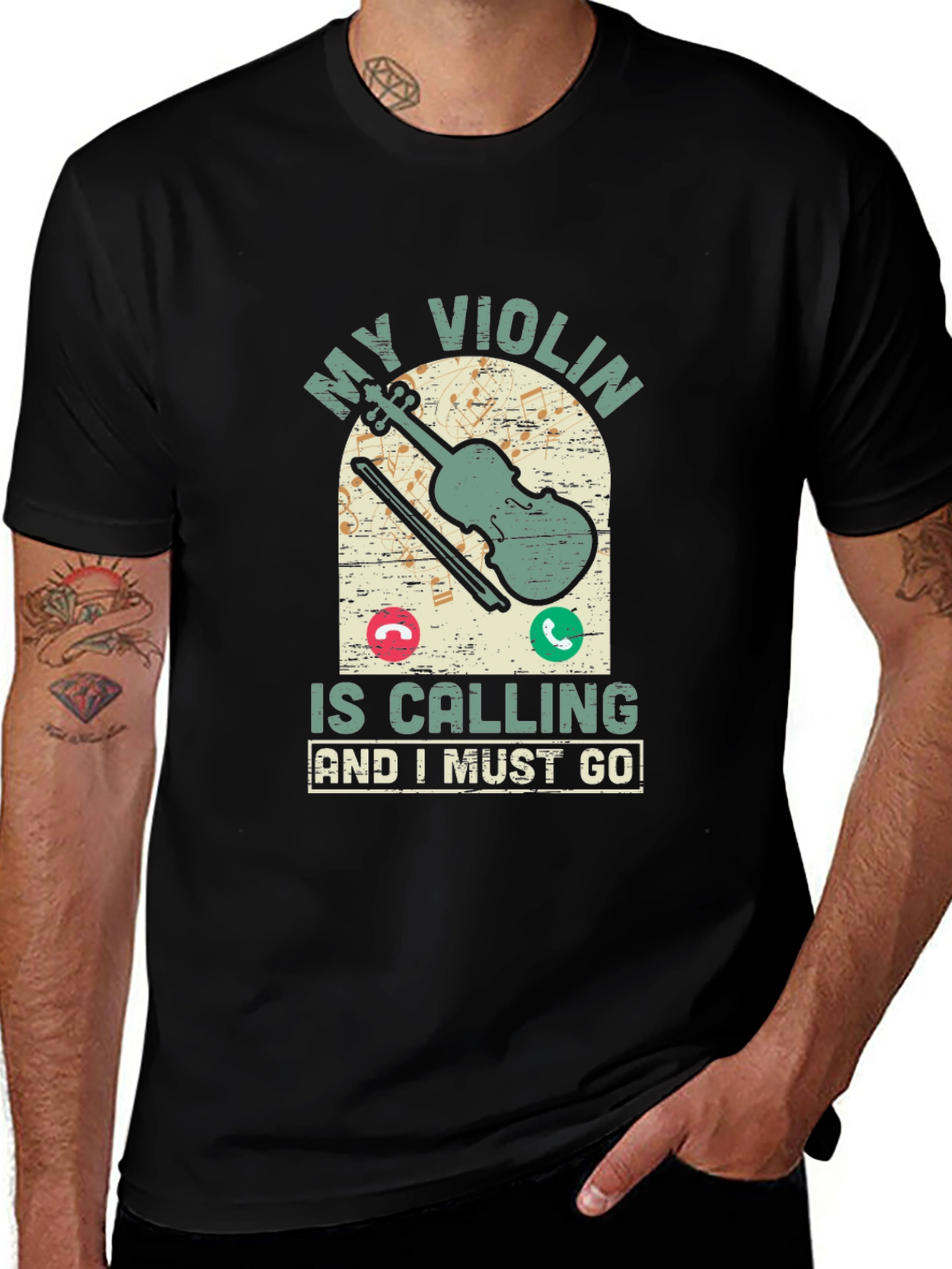 Variant 25 of My Violin is Calling T-Shirt