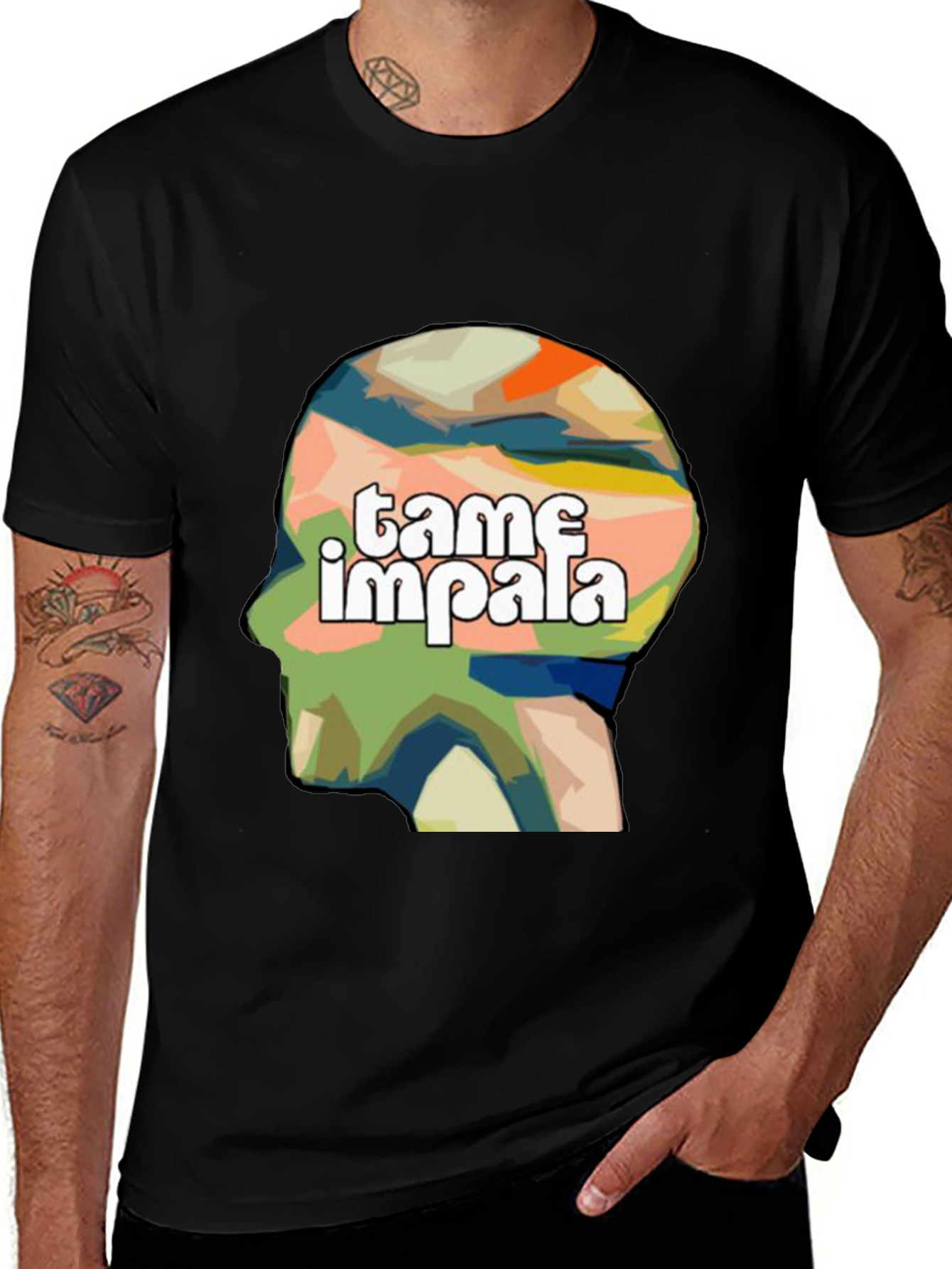 Variant 15 of Tame Impala Graphic Black T-Shirt