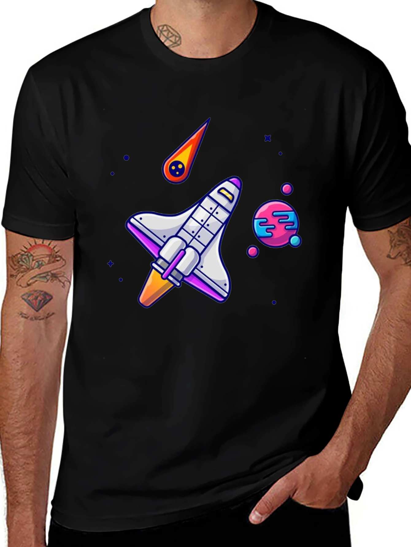 Variant 7 of Space Shuttle Graphic T-Shirt