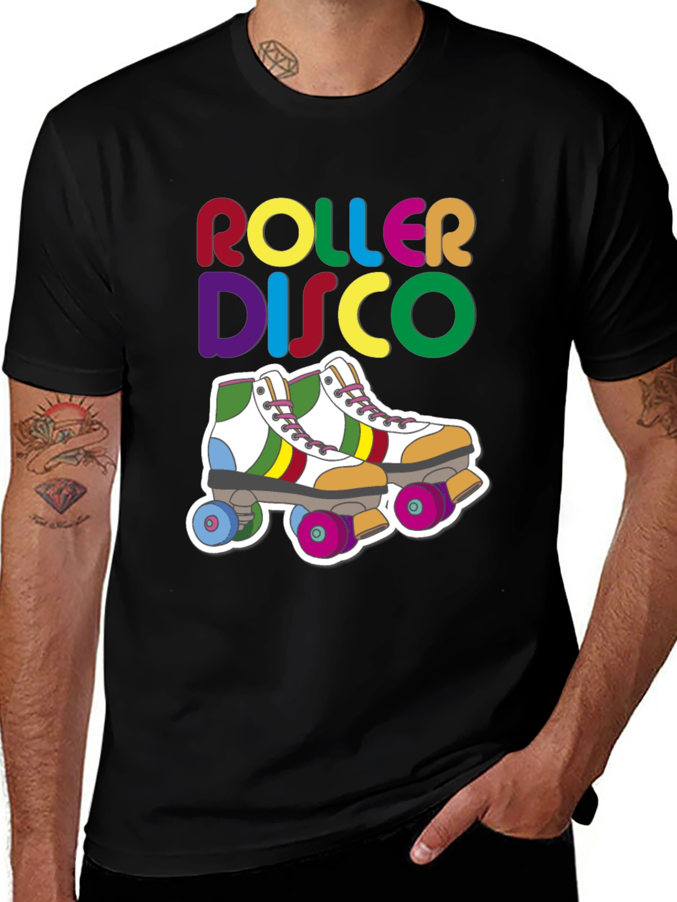 Variant 30 of Retro Roller Disco Graphic Tee