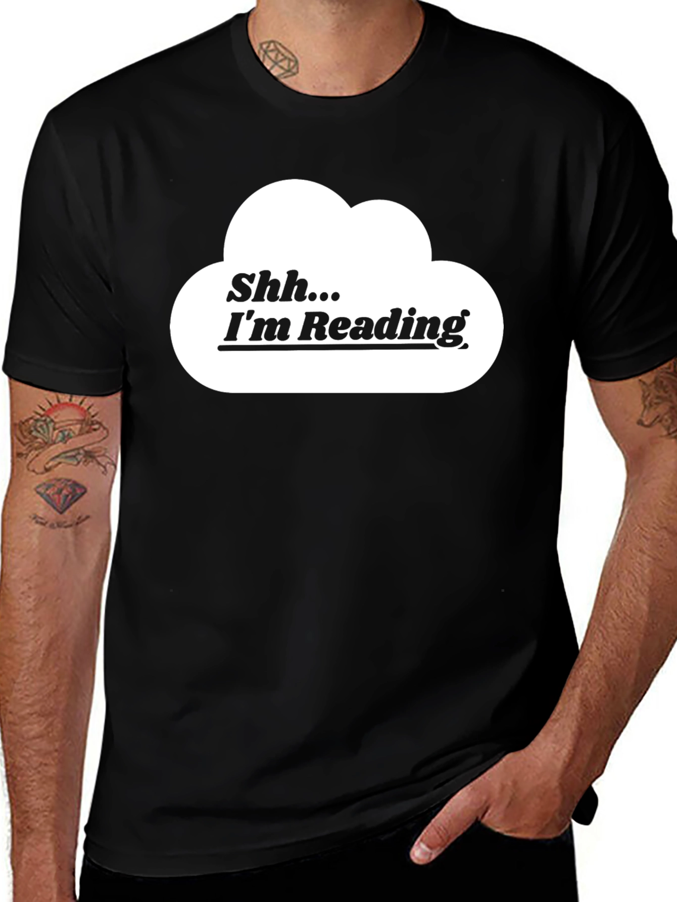 Variant 21 of Shhh... I'm Reading Graphic T-Shirt
