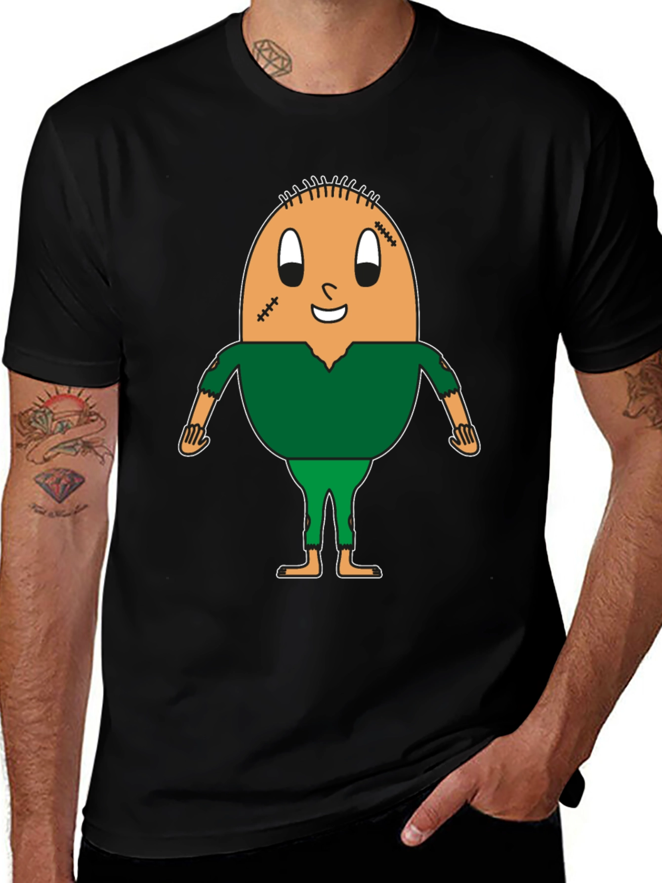 Frankenstein Egg Graphic T-Shirt