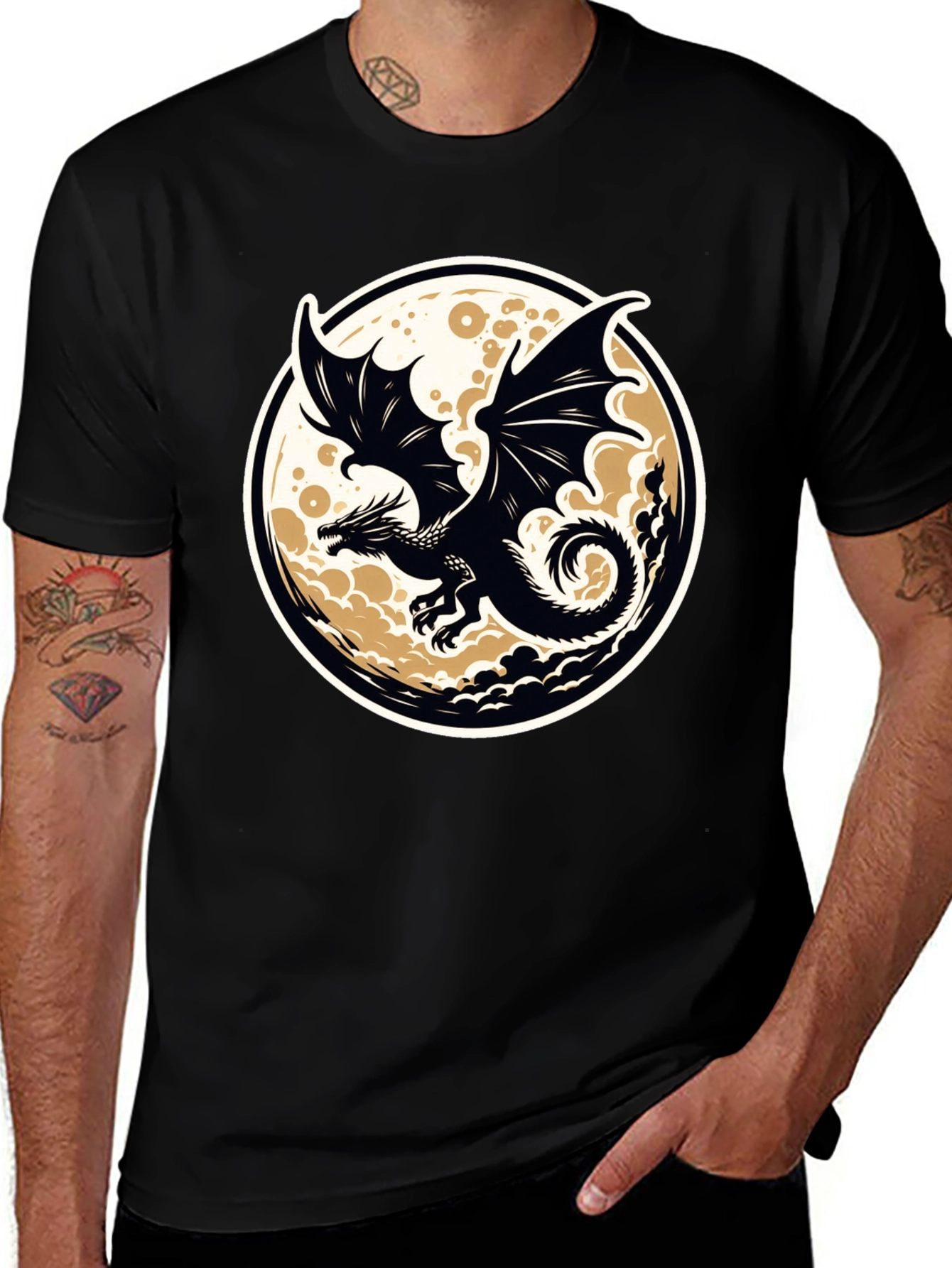 Variant 27 of Dragon Moon Graphic T-Shirt