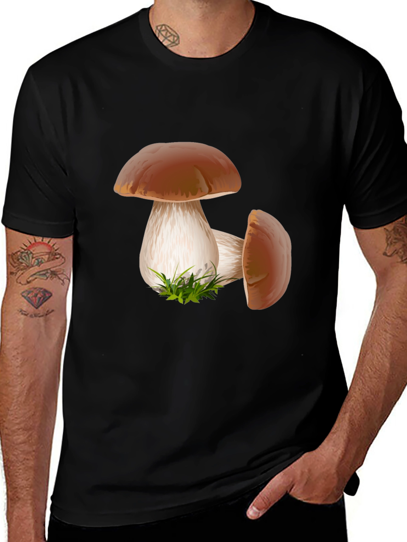 Variant 22 of Mushroom Graphic Tee -  Nature Lover Shirt