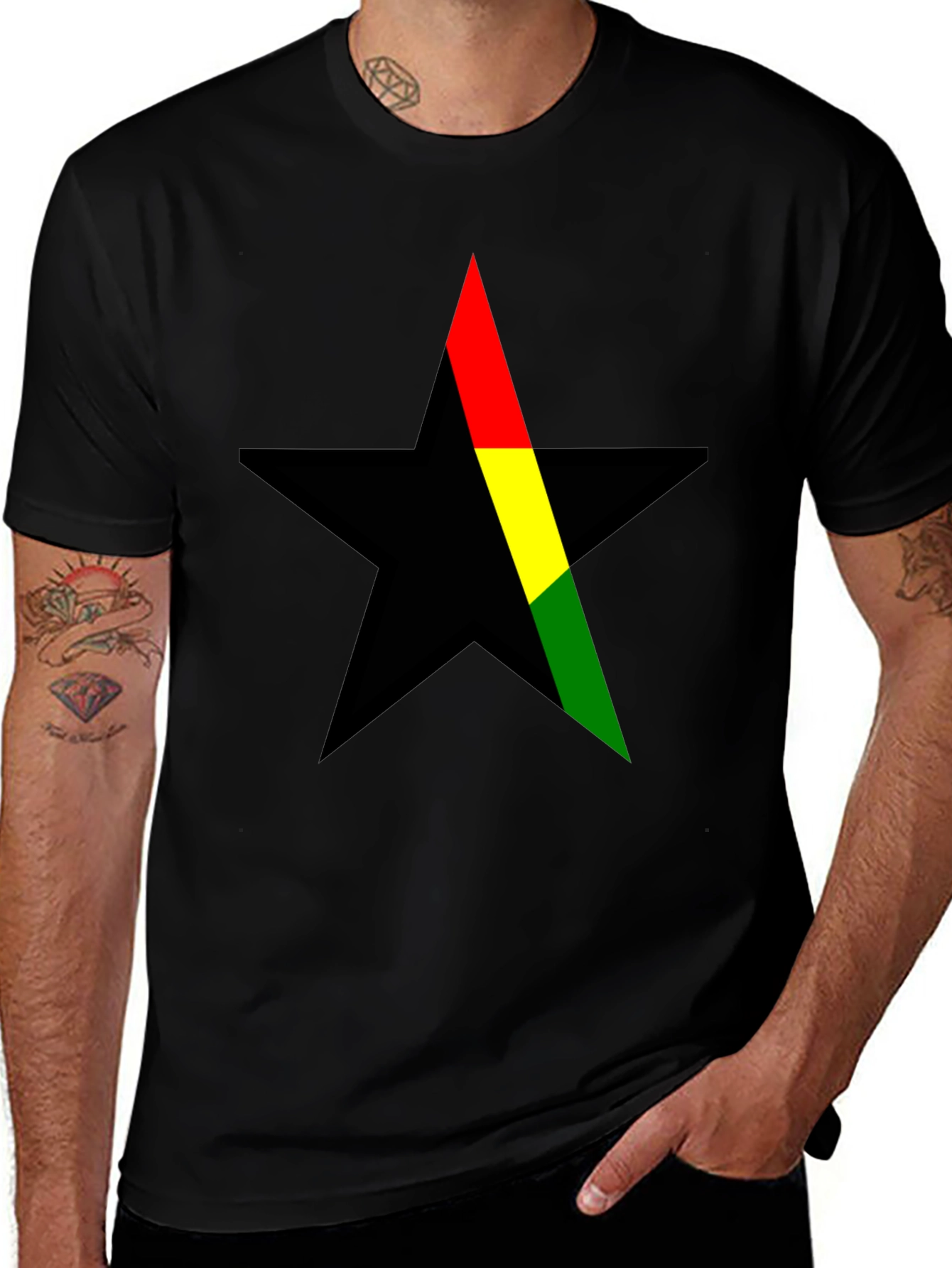 Variant 5 of Graphic Black Star T-Shirt