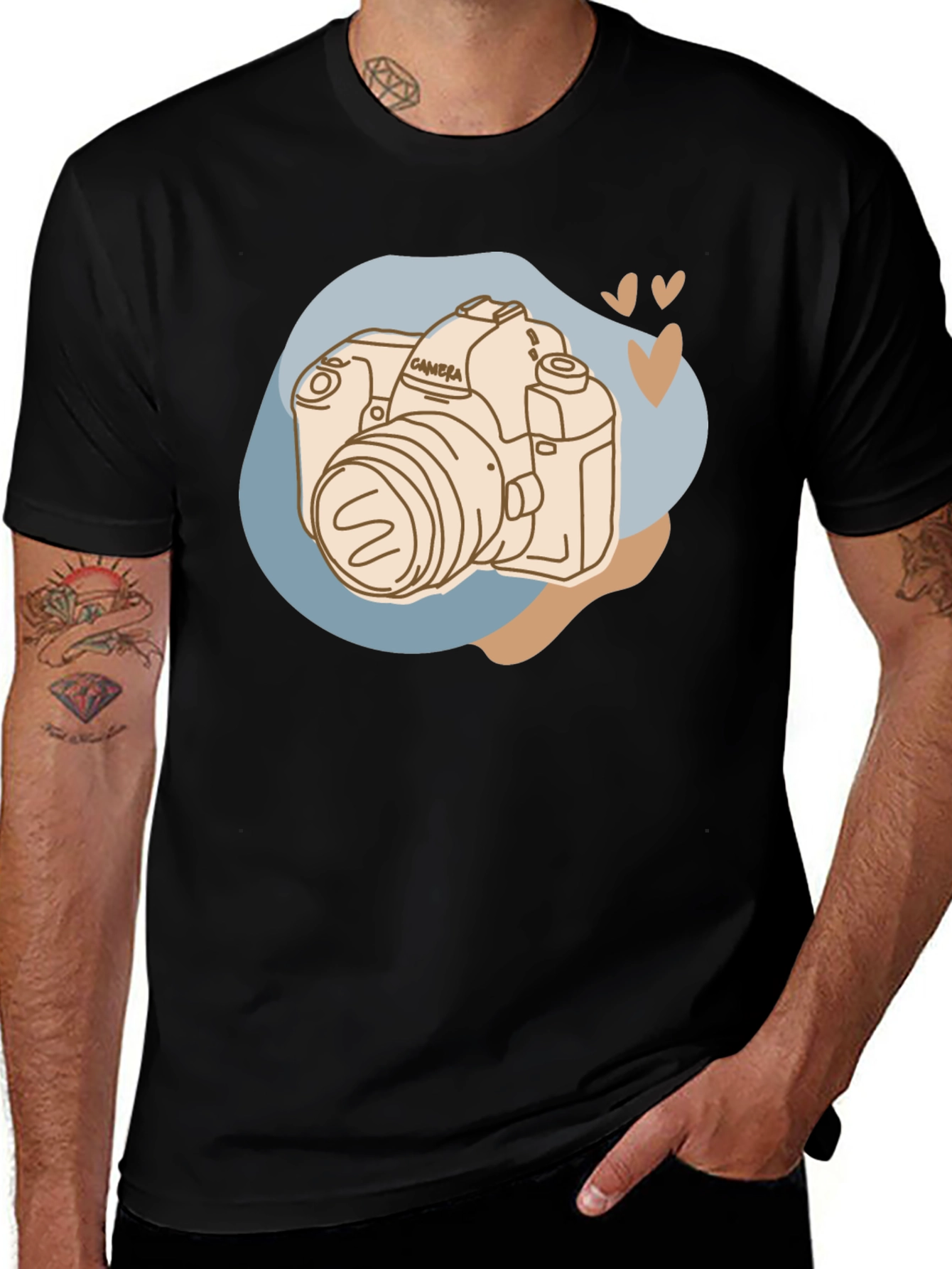 Variant 4 of Camera Graphic Tee - Stylish Photography Lover T-Shirt