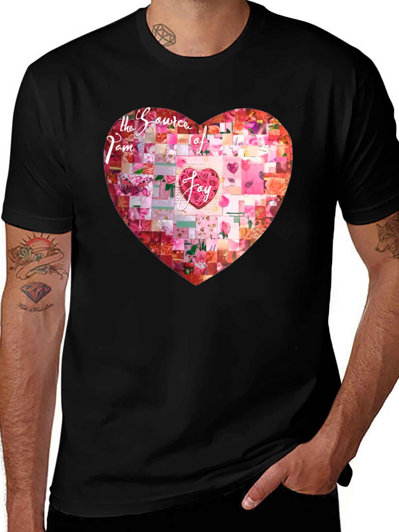 Variant 15 of I am the Source of Joy Heart Graphic T-Shirt