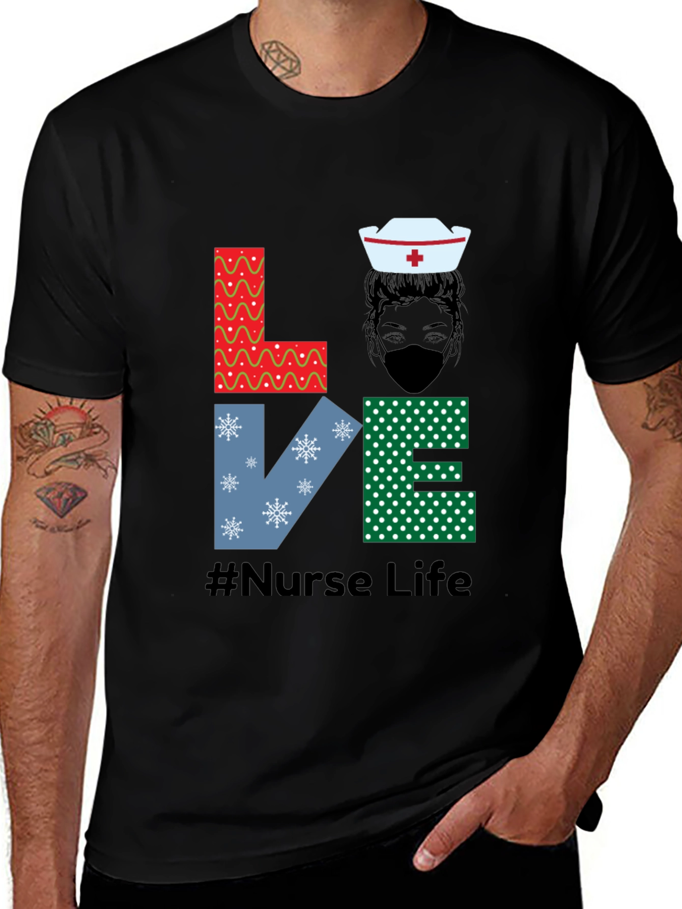 Variant 8 of Nurse Life Graphic Tee