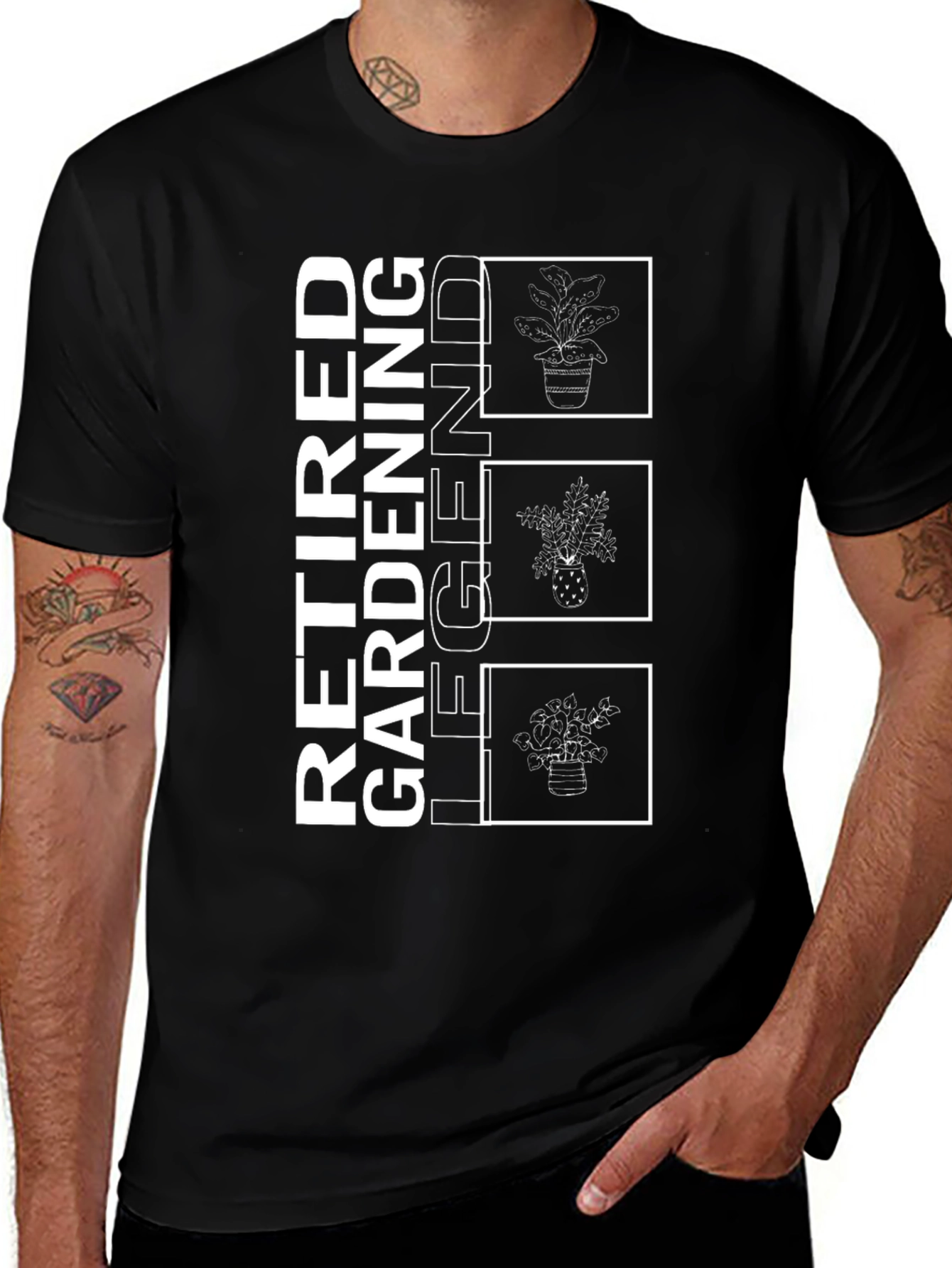 Variant 5 of Retired Gardening Legend T-Shirt