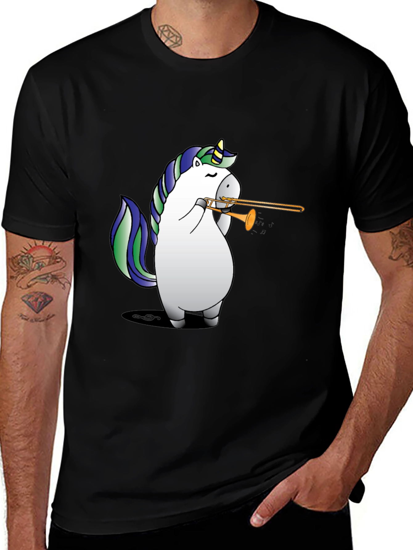 Unicorn Trombone Player T-Shirt