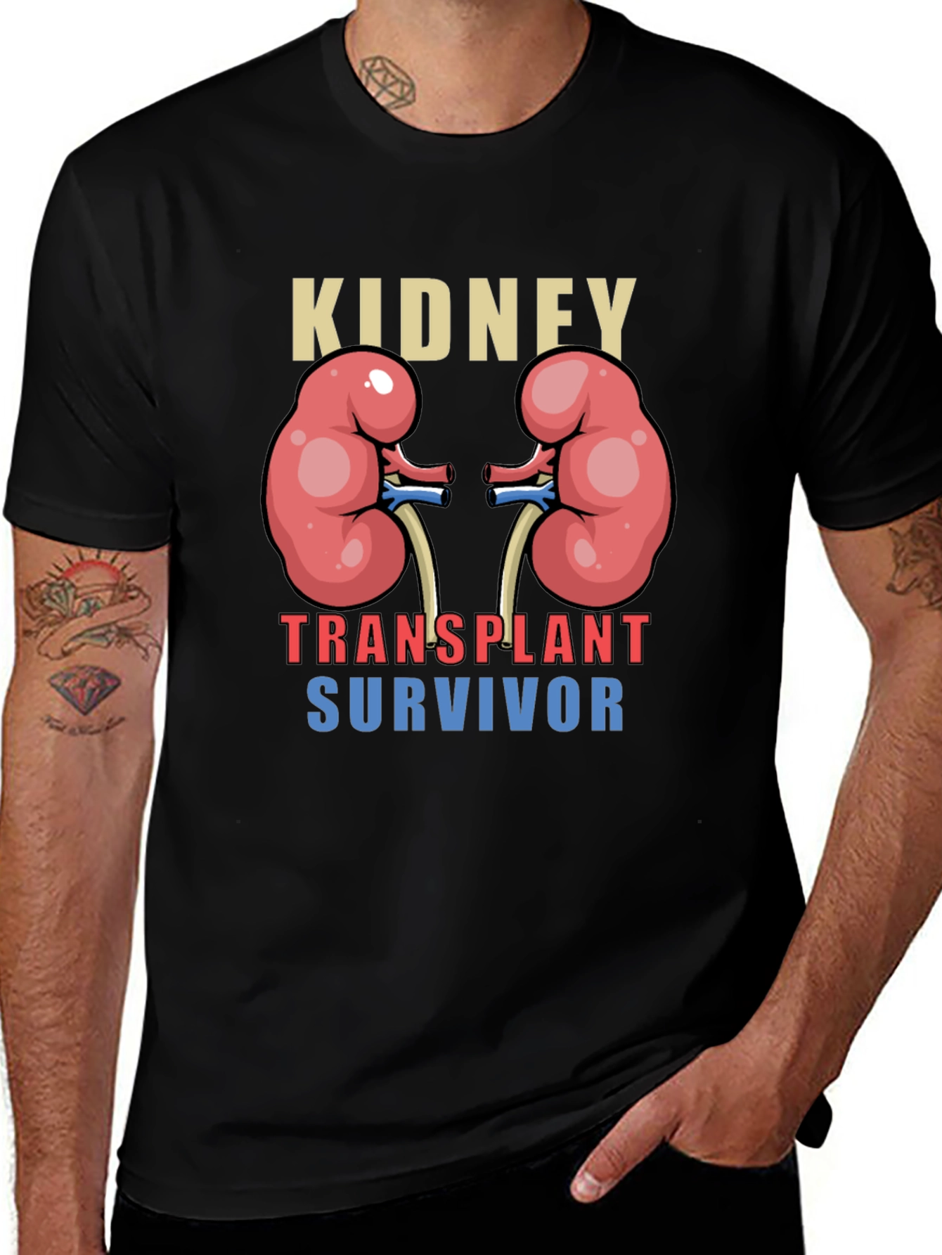 Variant 24 of Kidney Transplant Survivor Graphic Tee