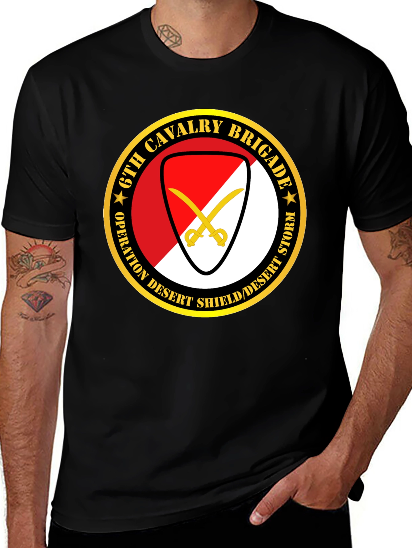 6th Cavalry Brigade Desert Storm T-Shirt