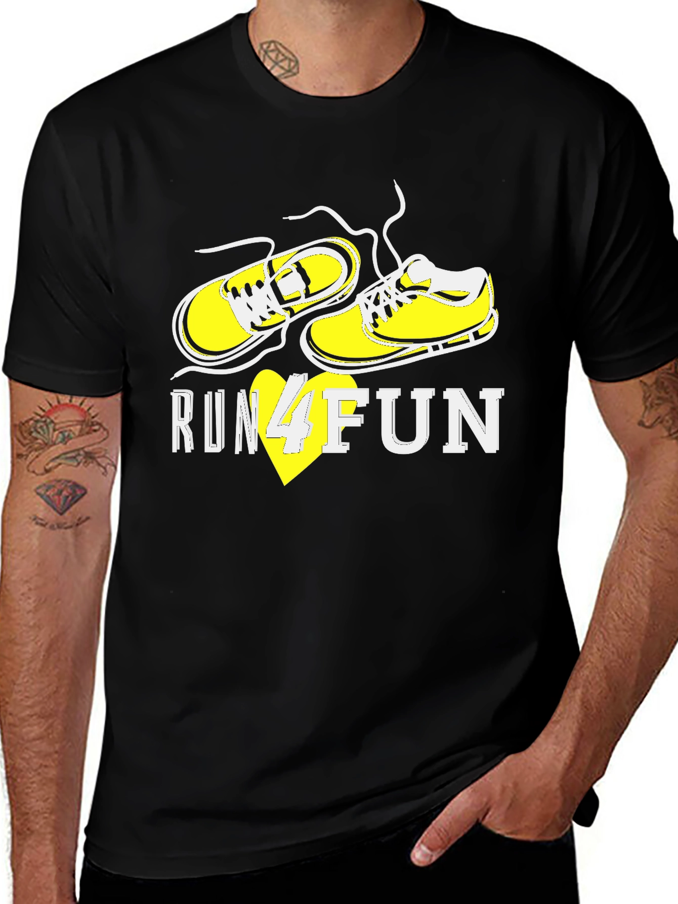 Variant 13 of Run 4 Fun Graphic T-Shirt