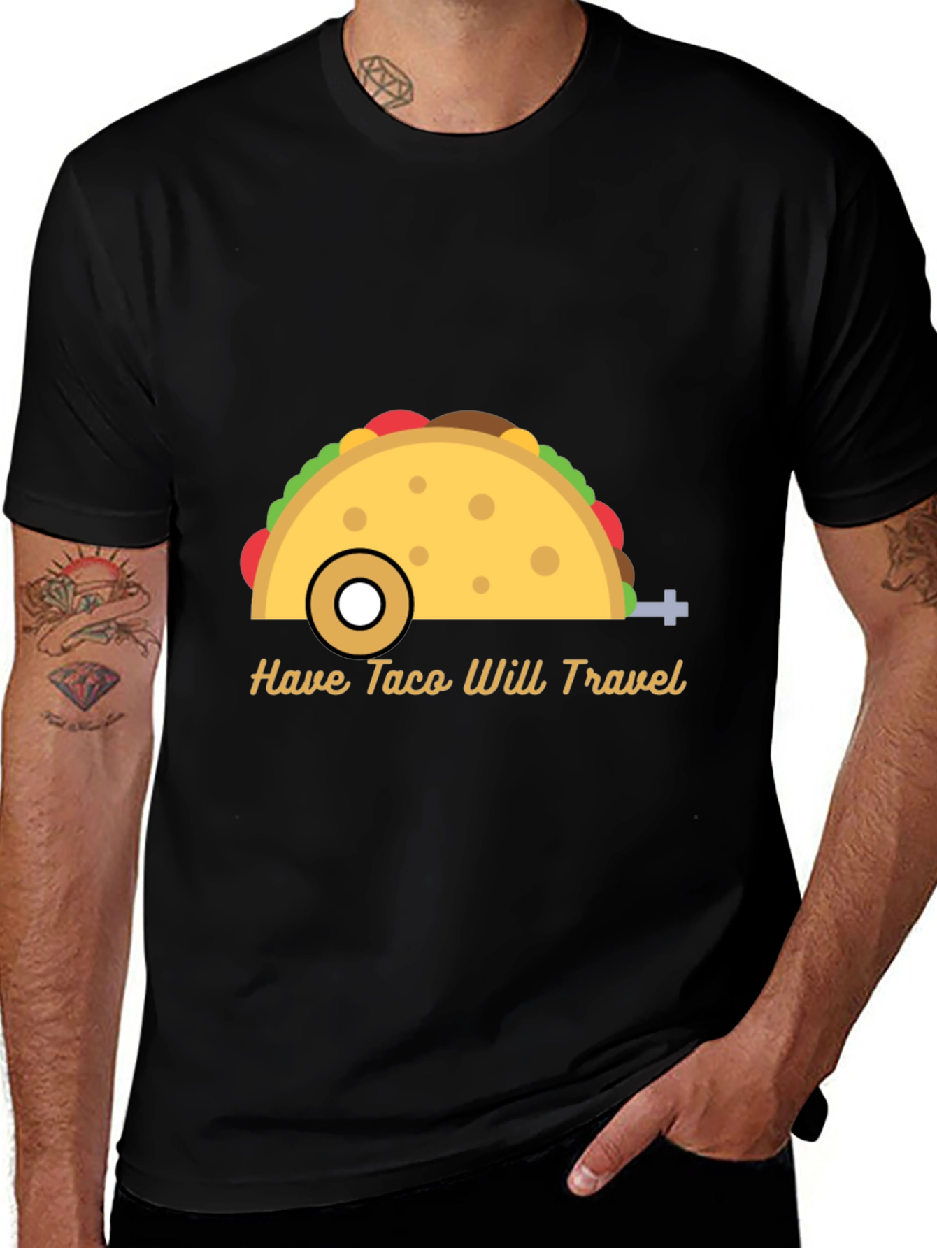 Variant 3 of Have Taco Will Travel Graphic T-Shirt