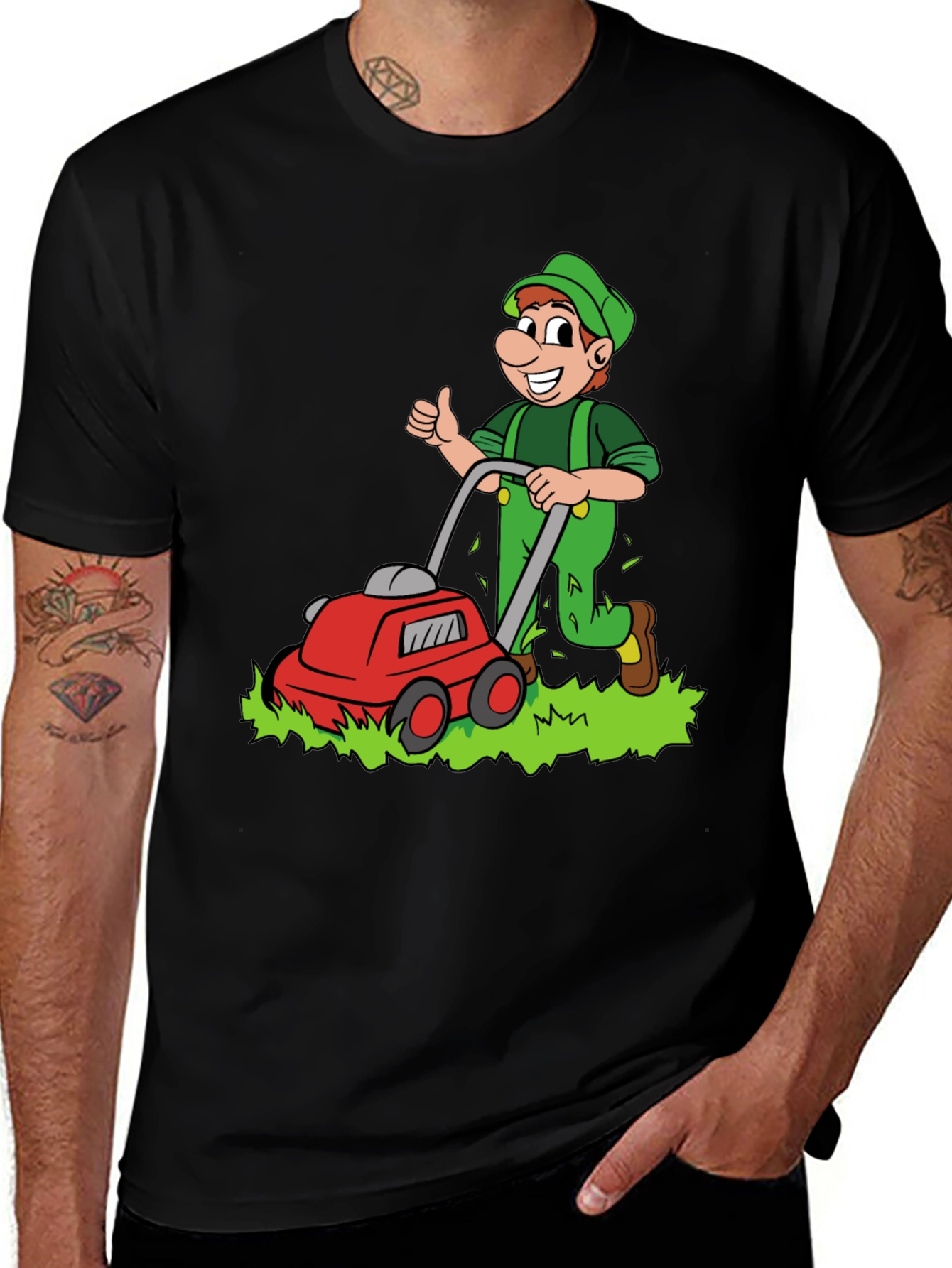 Variant 19 of Cartoon Gardener T-Shirt