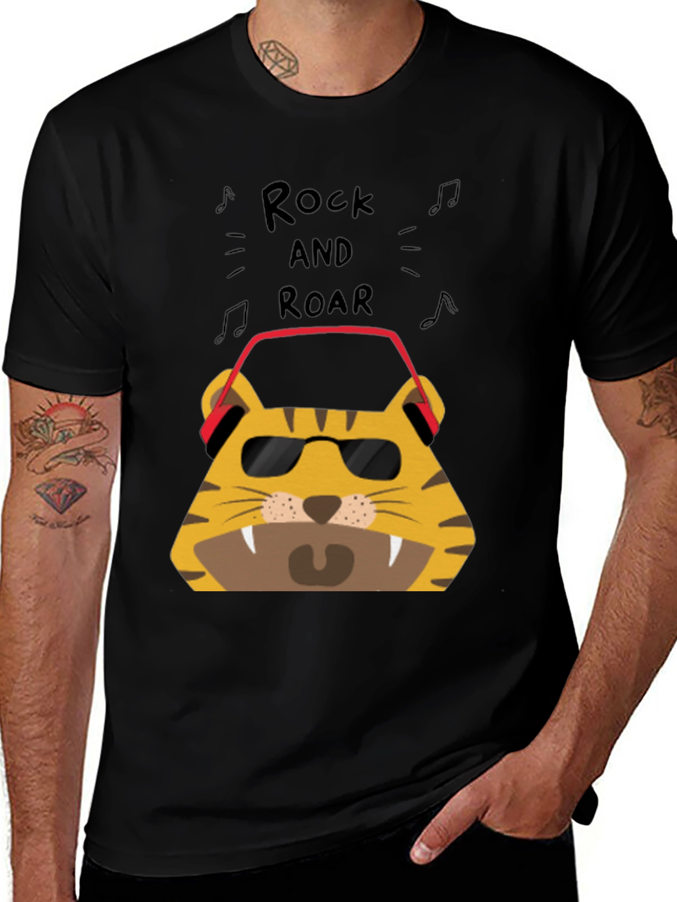 Variant 15 of Rock and Roar Tiger Graphic Tee