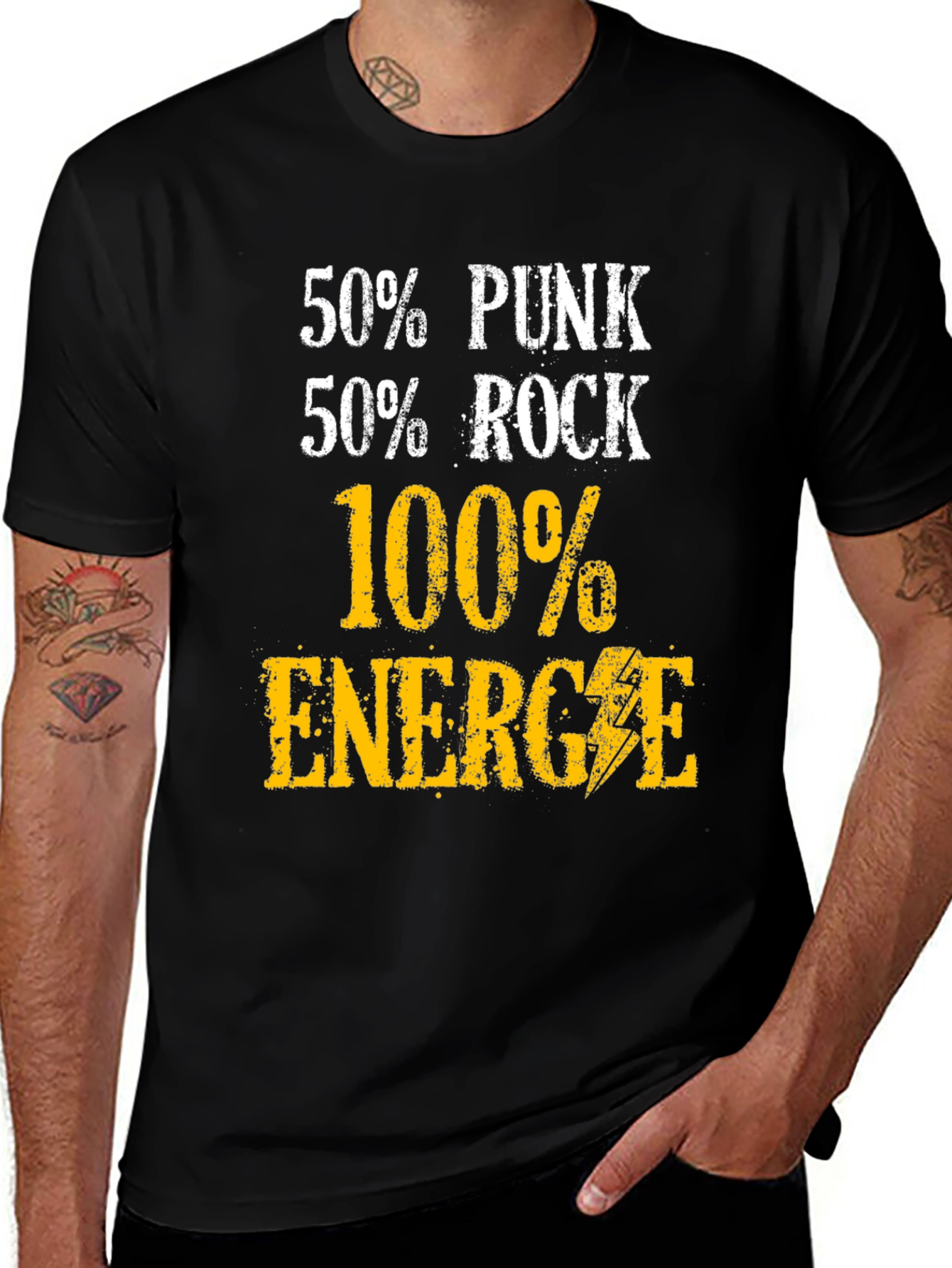 Variant 28 of Punk Rock Energy Graphic T-Shirt