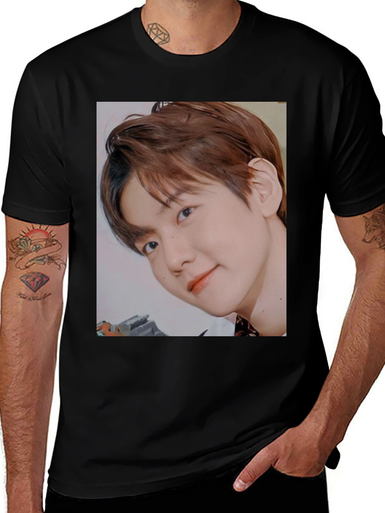 Baekhyun Graphic Tee - Kpop Idol Shirt