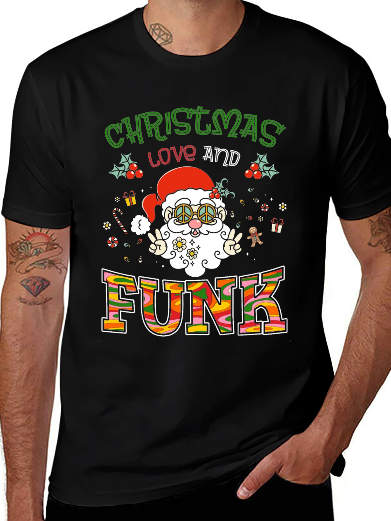 Variant 30 of Christmas Love and Funk Graphic Tee