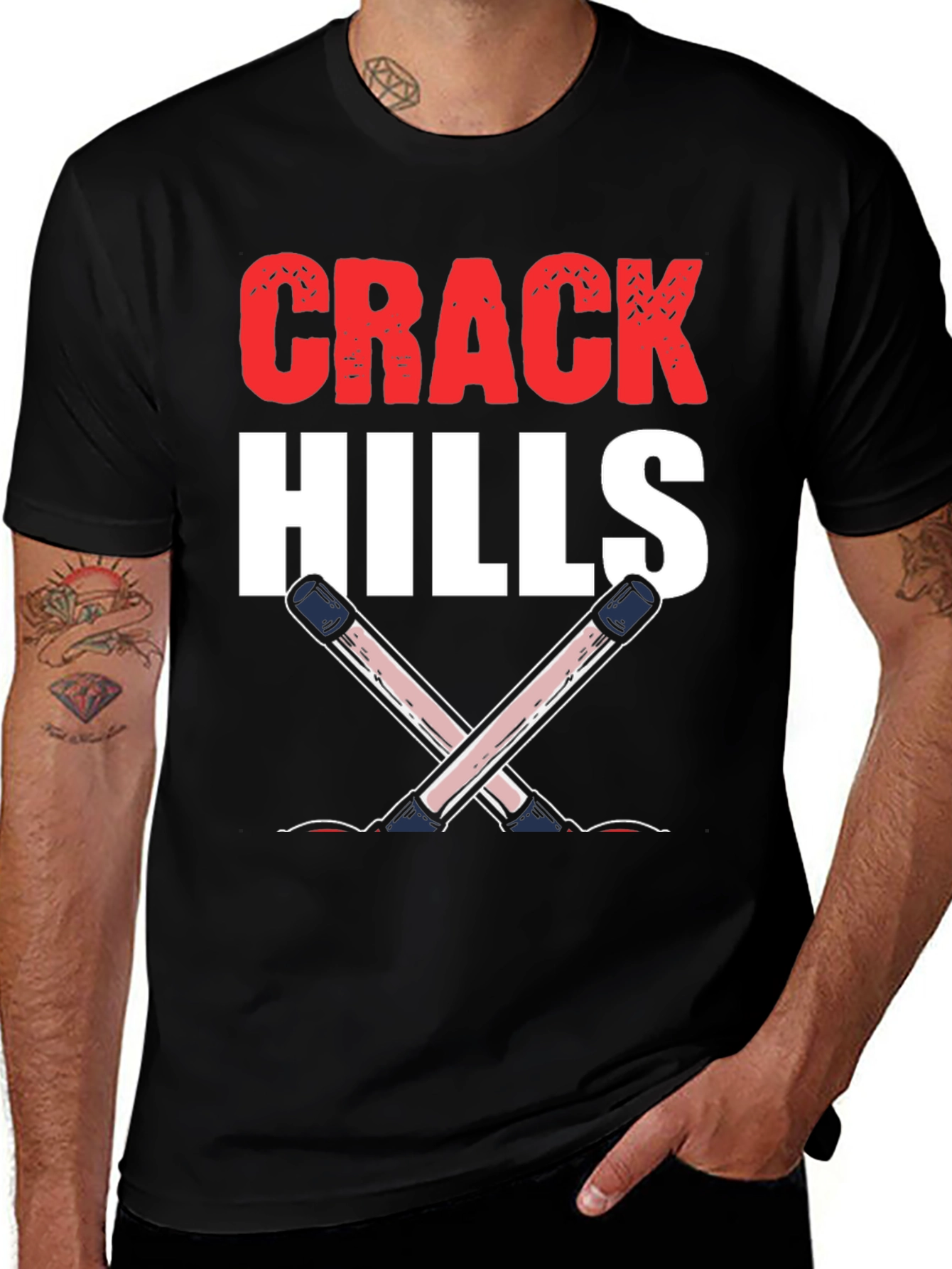 Variant 4 of Crack Hills Graphic Tee