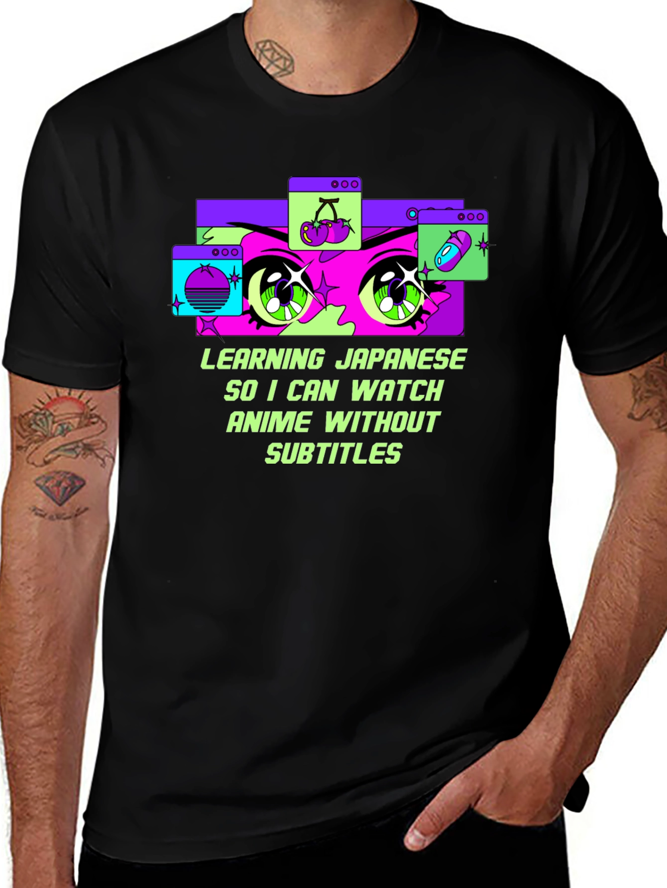 Variant 28 of Anime Lover T-Shirt - Learning Japanese Manga Tee