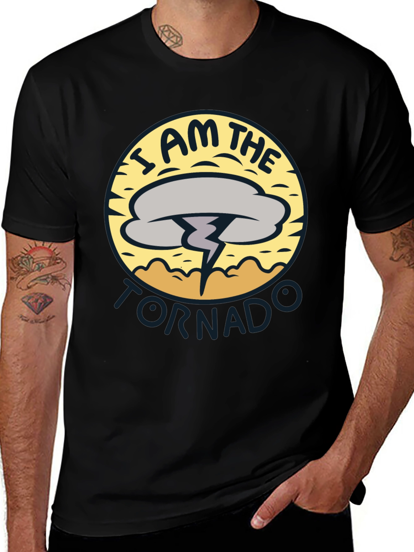 Variant 23 of I Am The Tornado Graphic Tee