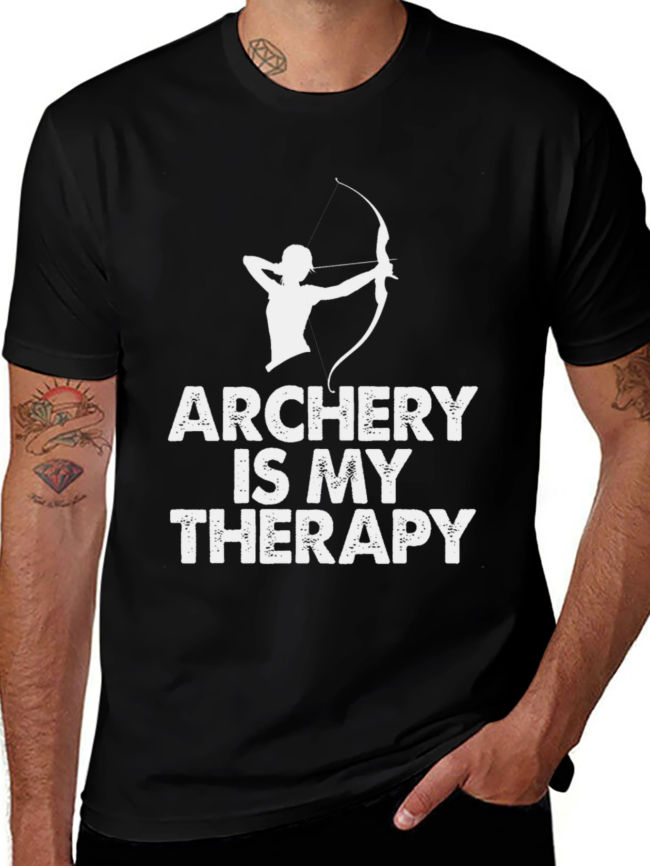 Variant 21 of Archery Is My Therapy Graphic Tee