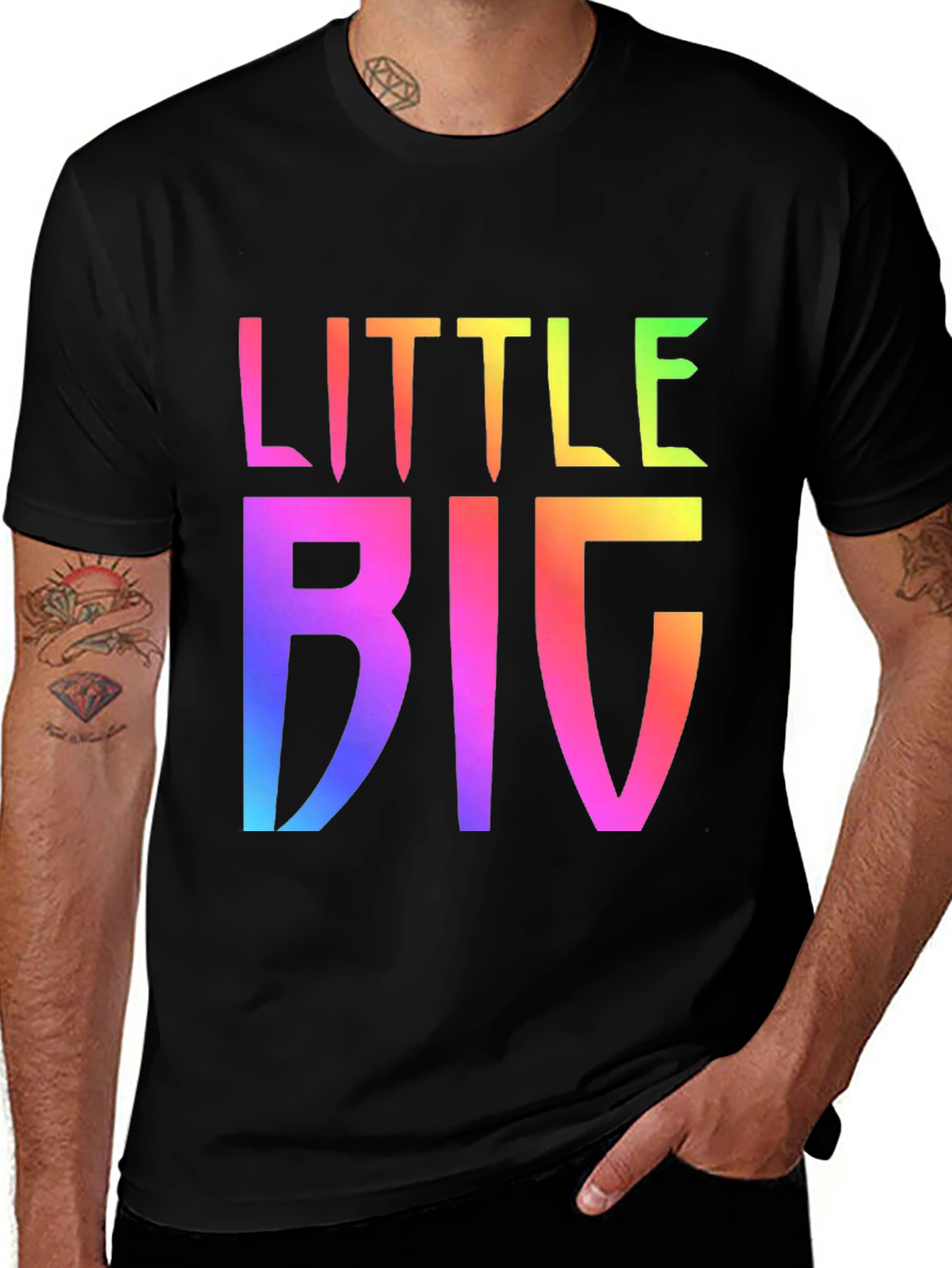 Variant 27 of Little Big Rainbow Graphic Tee