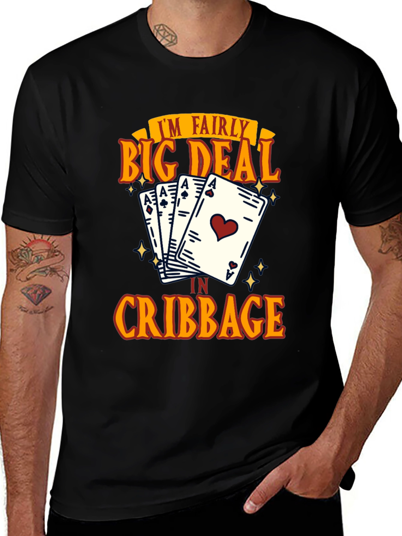Variant 8 of Fairly Big Deal Cribbage Card T-Shirt