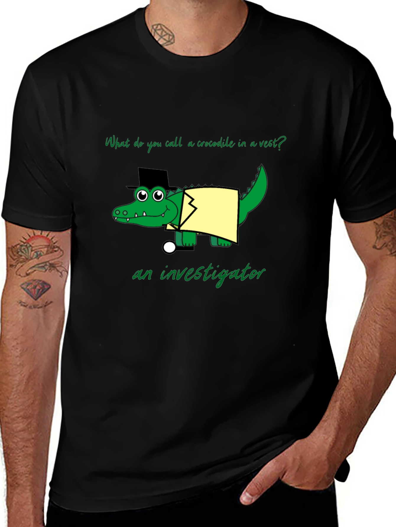 Variant 22 of Crocodile Investigator T-Shirt