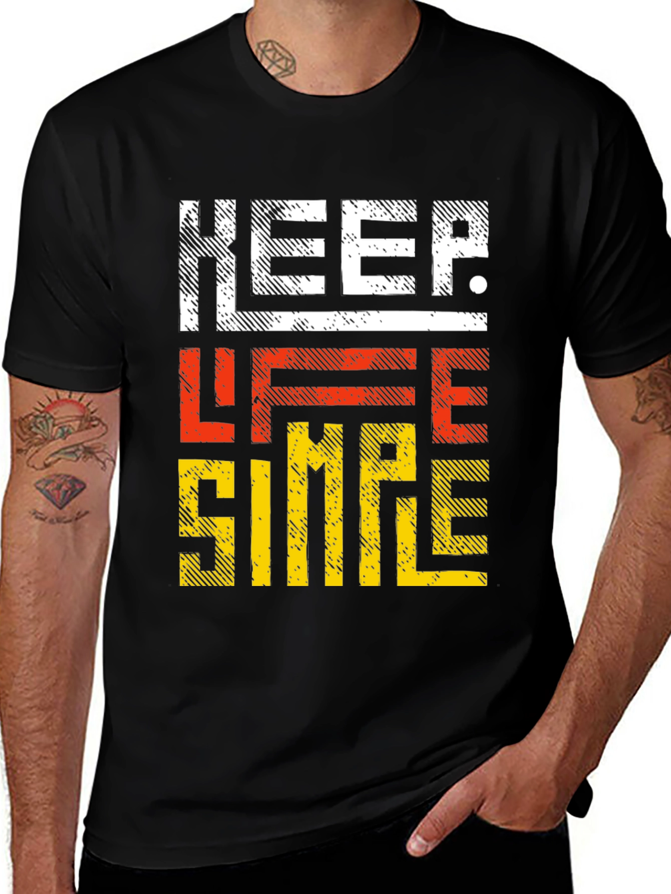 Variant 15 of Keep Life Simple Graphic Tee