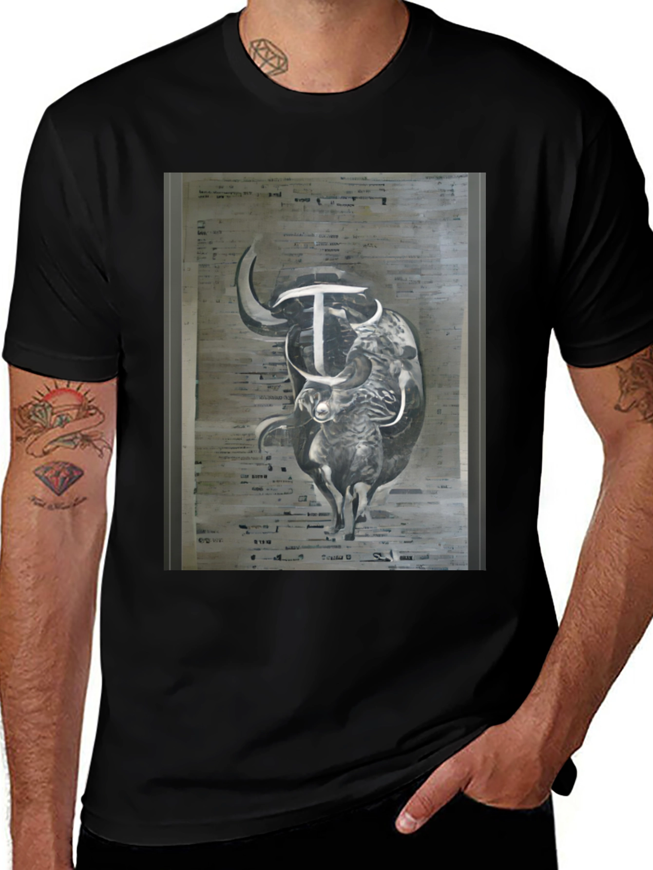 Bull Graphic Tee - Urban Style