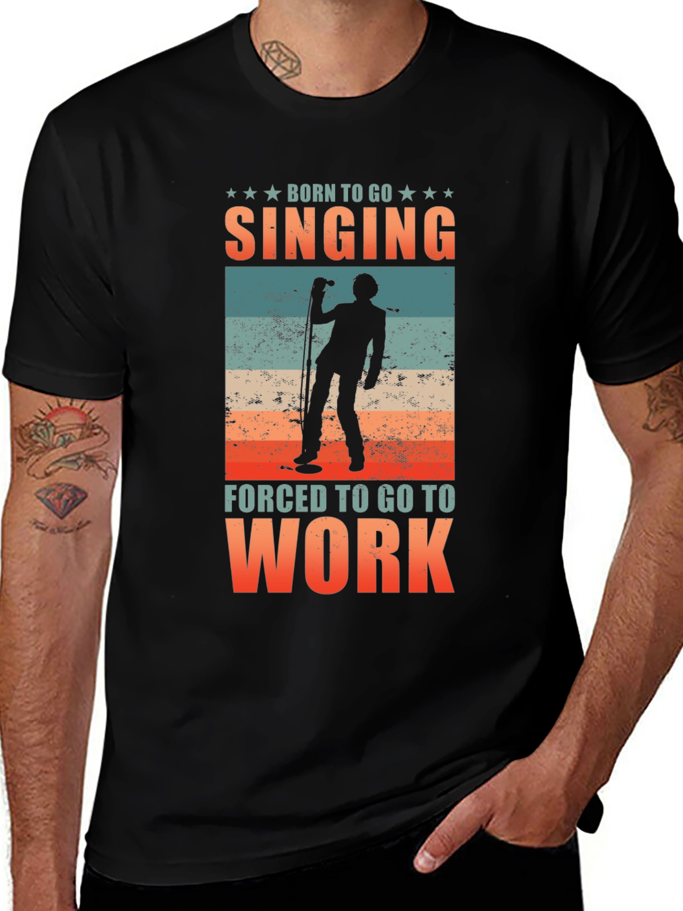Variant 2 of Born To Sing T-Shirt