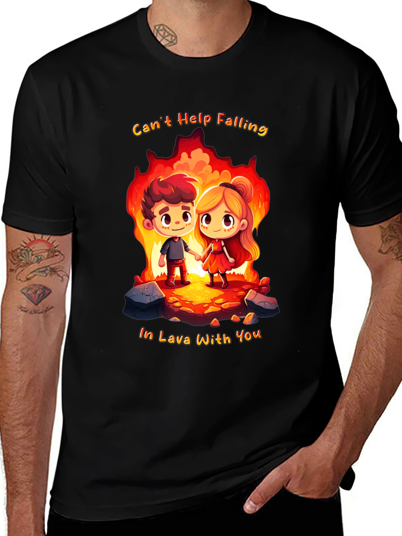 Variant 24 of Cute Lava Love T-Shirt