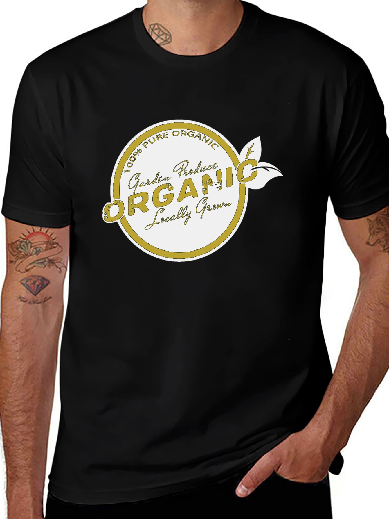 Organic Garden Produce T-Shirt - Locally Grown & Pure